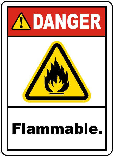 Flammable Sign Picture HD Image Free PNG PNG Image