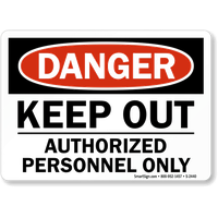 Keep Out Danger Download HQ PNG PNG