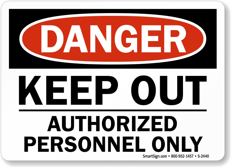 Keep Out Danger Download HQ PNG PNG Image