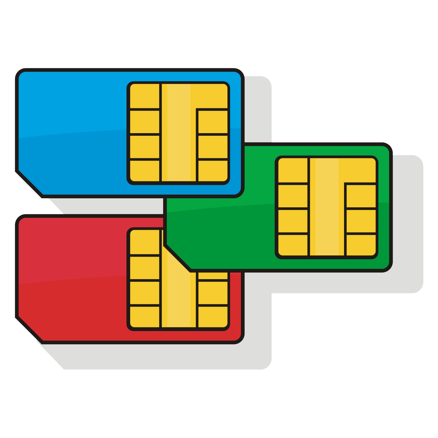 Sim cards Transparent PNG Image