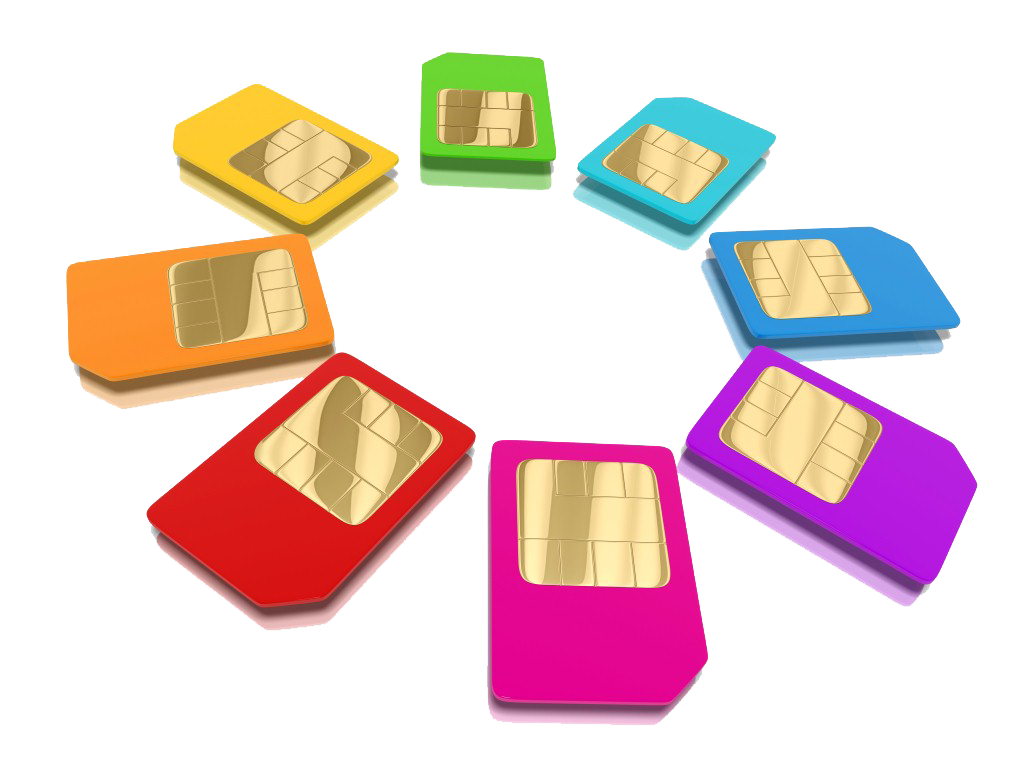 Sim cards Transparent PNG Image