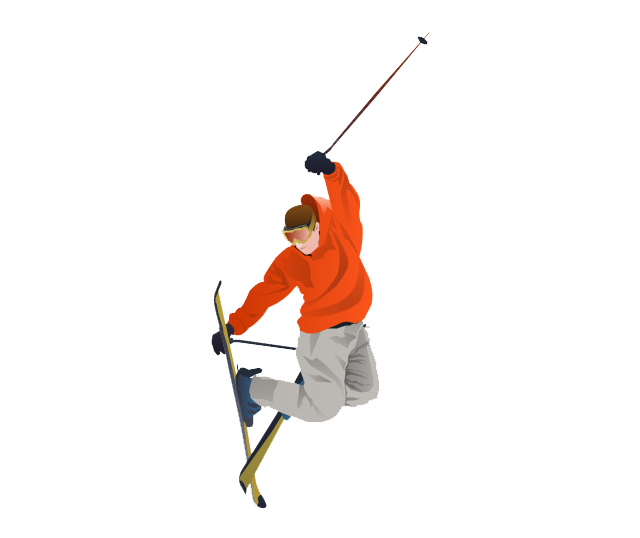 Skiing Transparent Image PNG Image