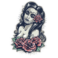 Cuisine Style Mexican Calavera Dead Vector Gothic PNG Image