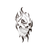 Skull Tattoo Free Download Png Transparent HQ PNG Download | FreePNGImg