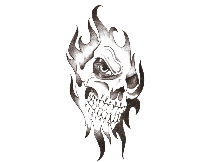 Skull Tattoo Free Download Png PNG Image