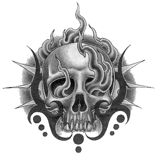 Download Skull Tattoo Free Png Image HQ PNG Image | FreePNGImg