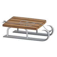 Sled Transparent PNG Image
