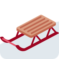 Sled Transparent PNG Image