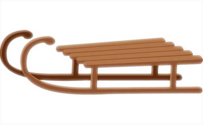 Sled Transparent PNG Image