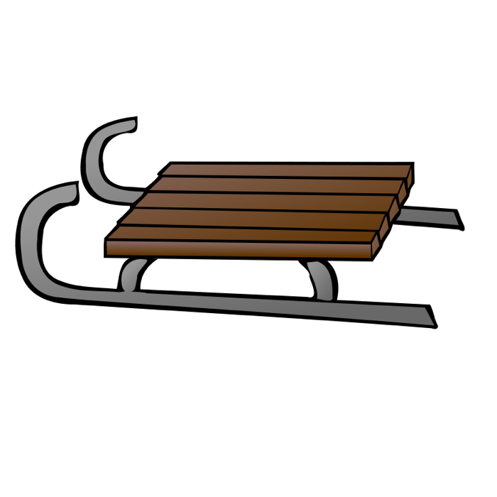 Sled Transparent PNG Image