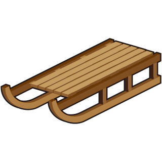 Sled Transparent PNG Image