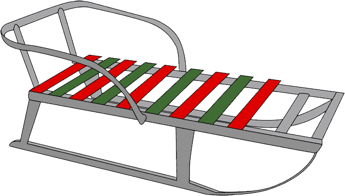 Sled Transparent PNG Image