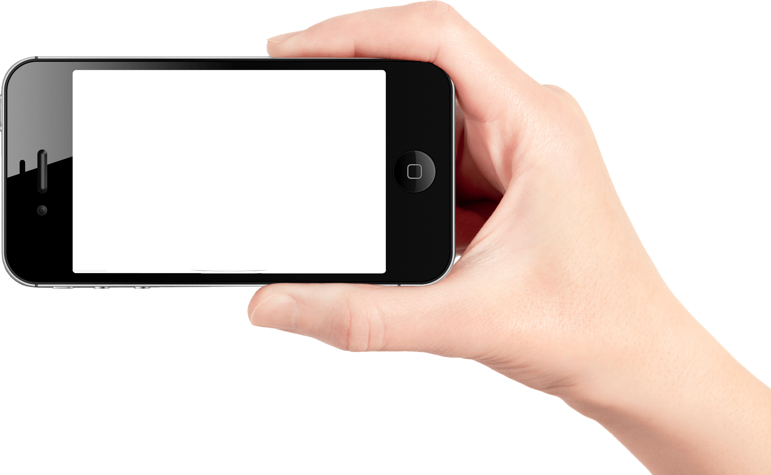 Smartphone Hand Holding Mockup Free Download PNG HD PNG Image