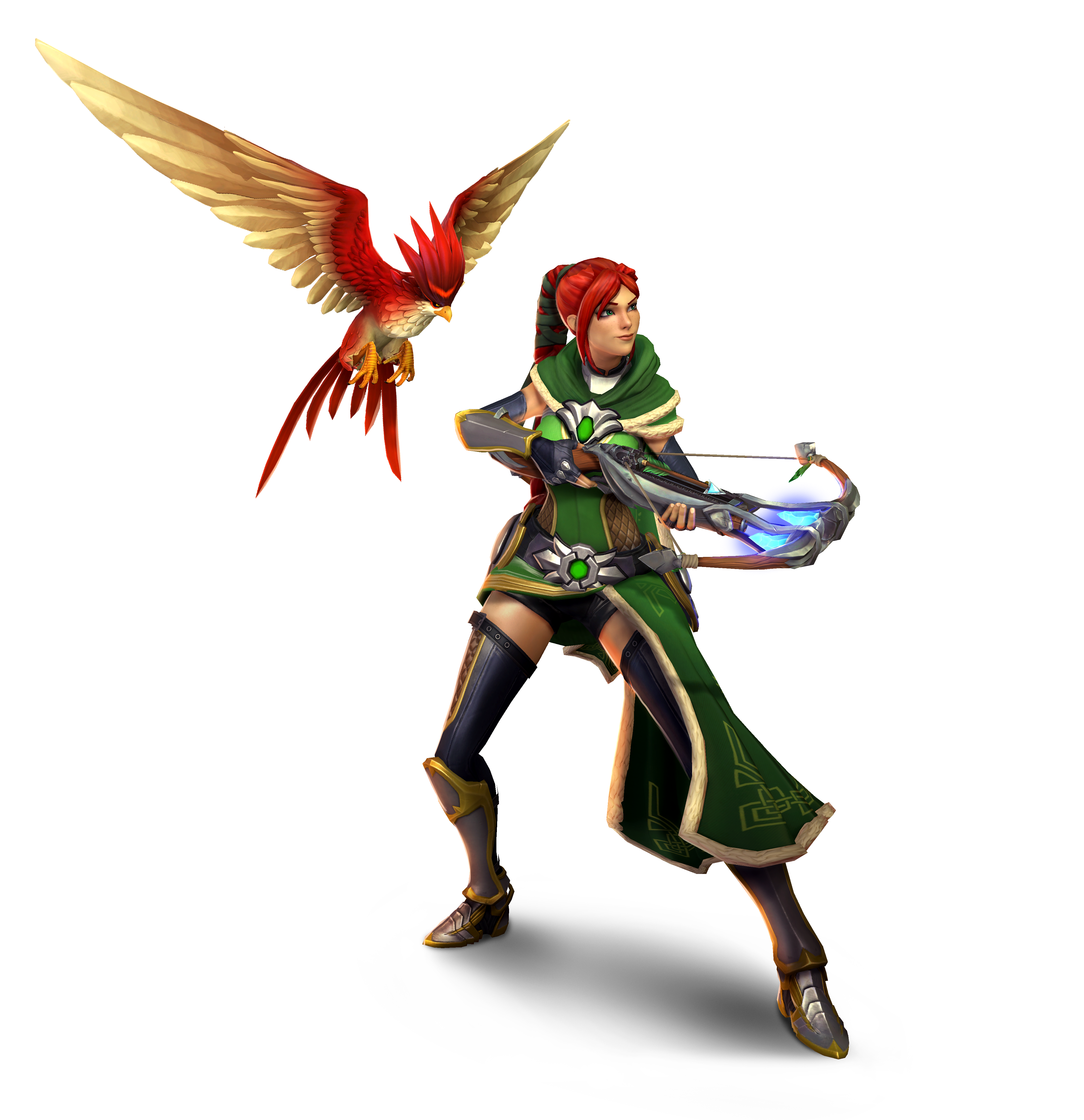 Smite Character Fictional Supernatural Ainsworth Paladins Cassie PNG Image