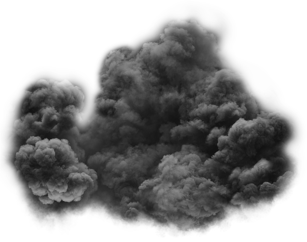 Dark Black Explosion Smoke PNG Image High Quality PNG Image