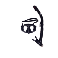 Snorkel diving mask PNG