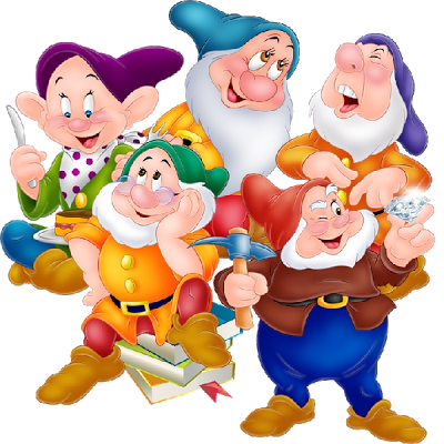 Snow White And The Seven Dwarfs Transparent PNG Image