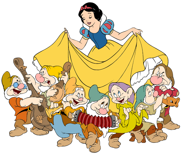 Snow White And The Seven Dwarfs Transparent PNG Image