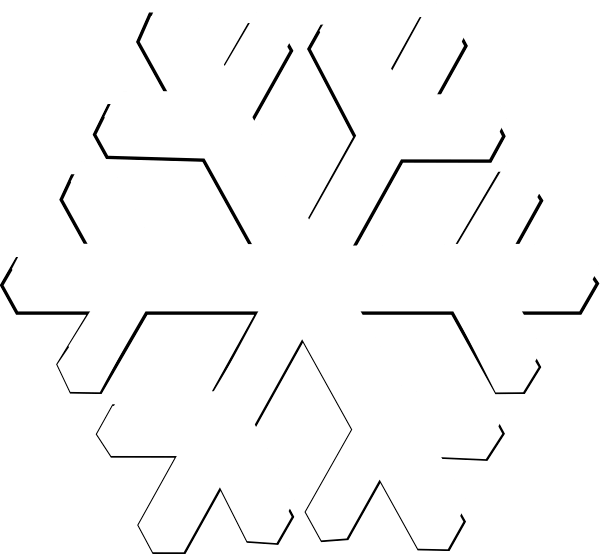 white snowflakes png