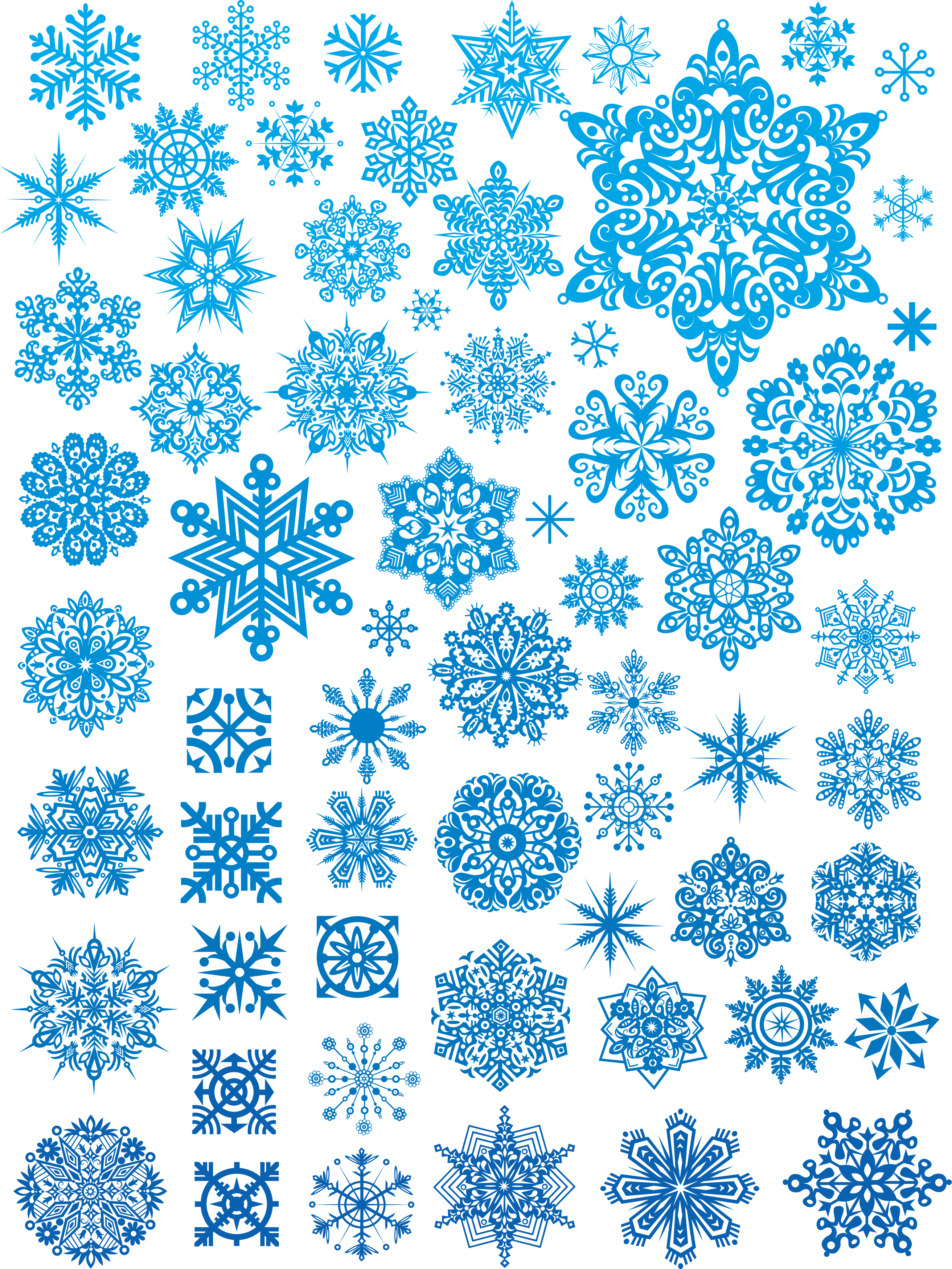 Download Snowflakes Transparent Image Hq Png Image Fr - vrogue.co