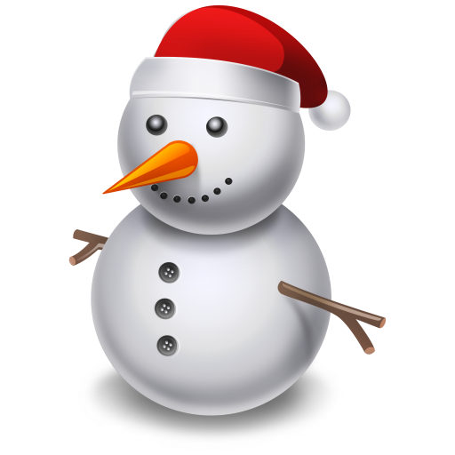 Cartoon Snowman PNG Image