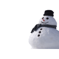 Real Snowman PNG Image