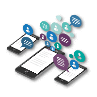 Network Mobile Media Chatbot Application Computer Social