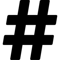 Icons Media Hashtag Number Sign Computer Social