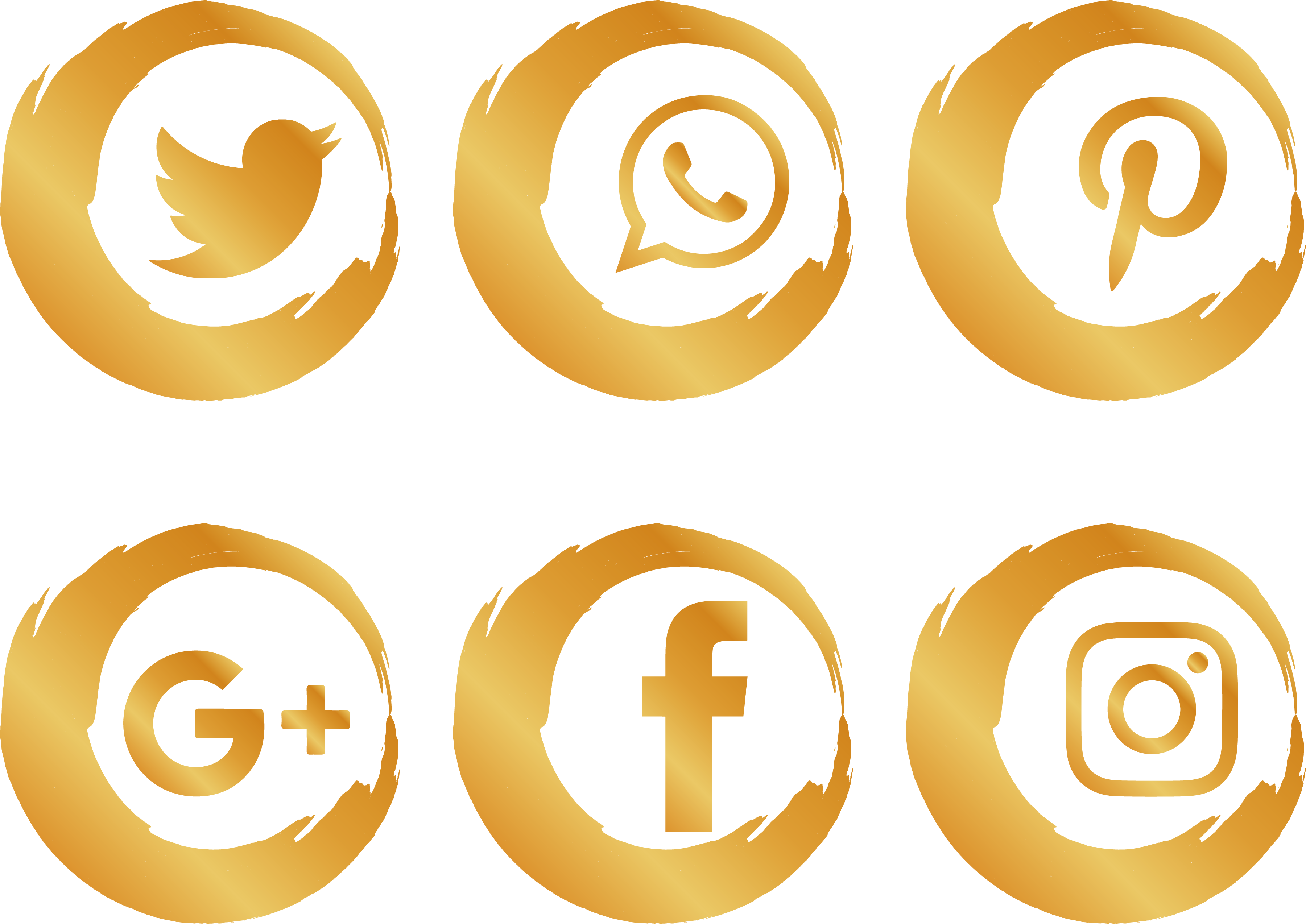 Download Network Gold Icons Media Brush Social Icon HQ PNG Image