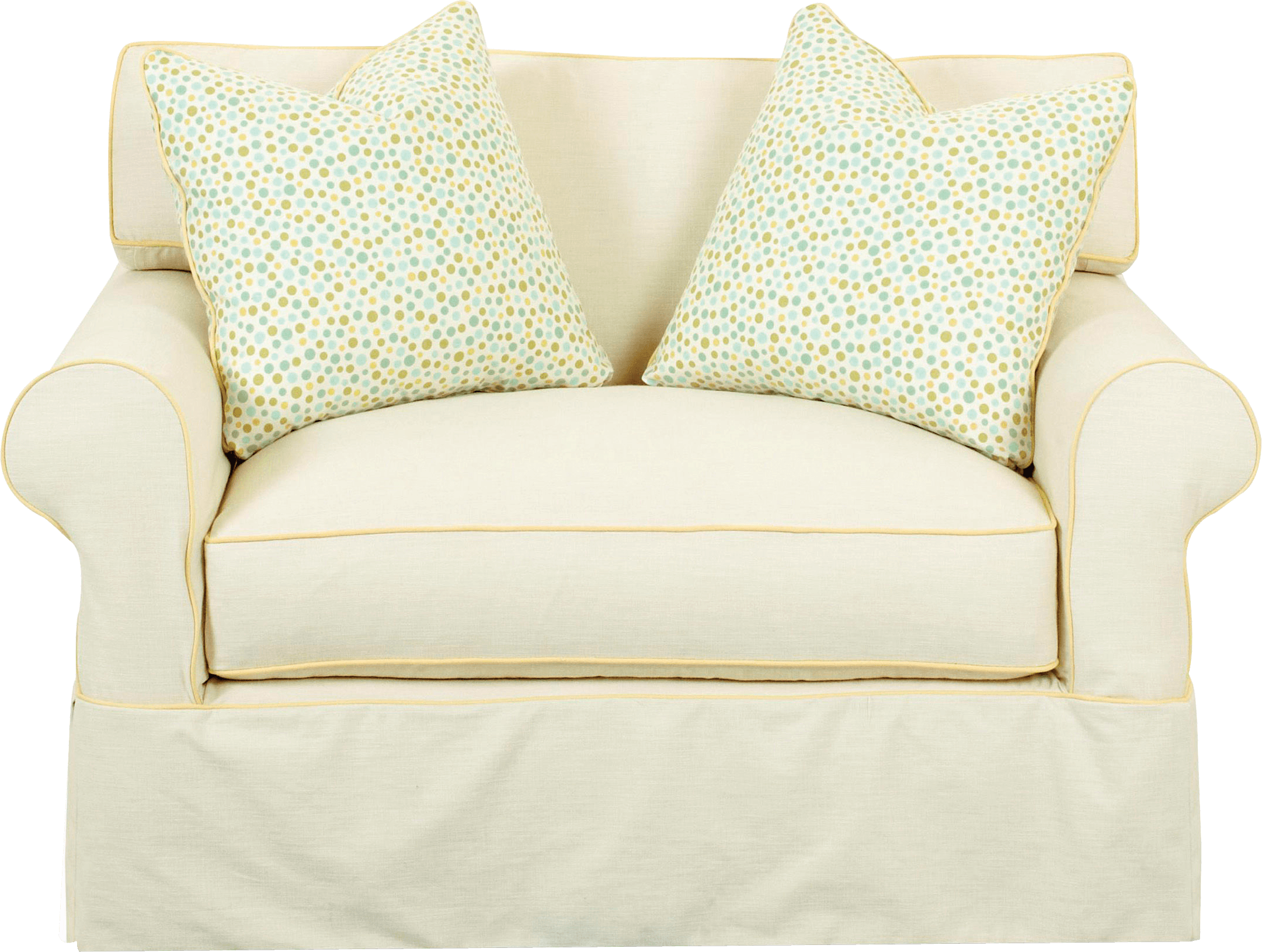 White Sofa Png Image PNG Image