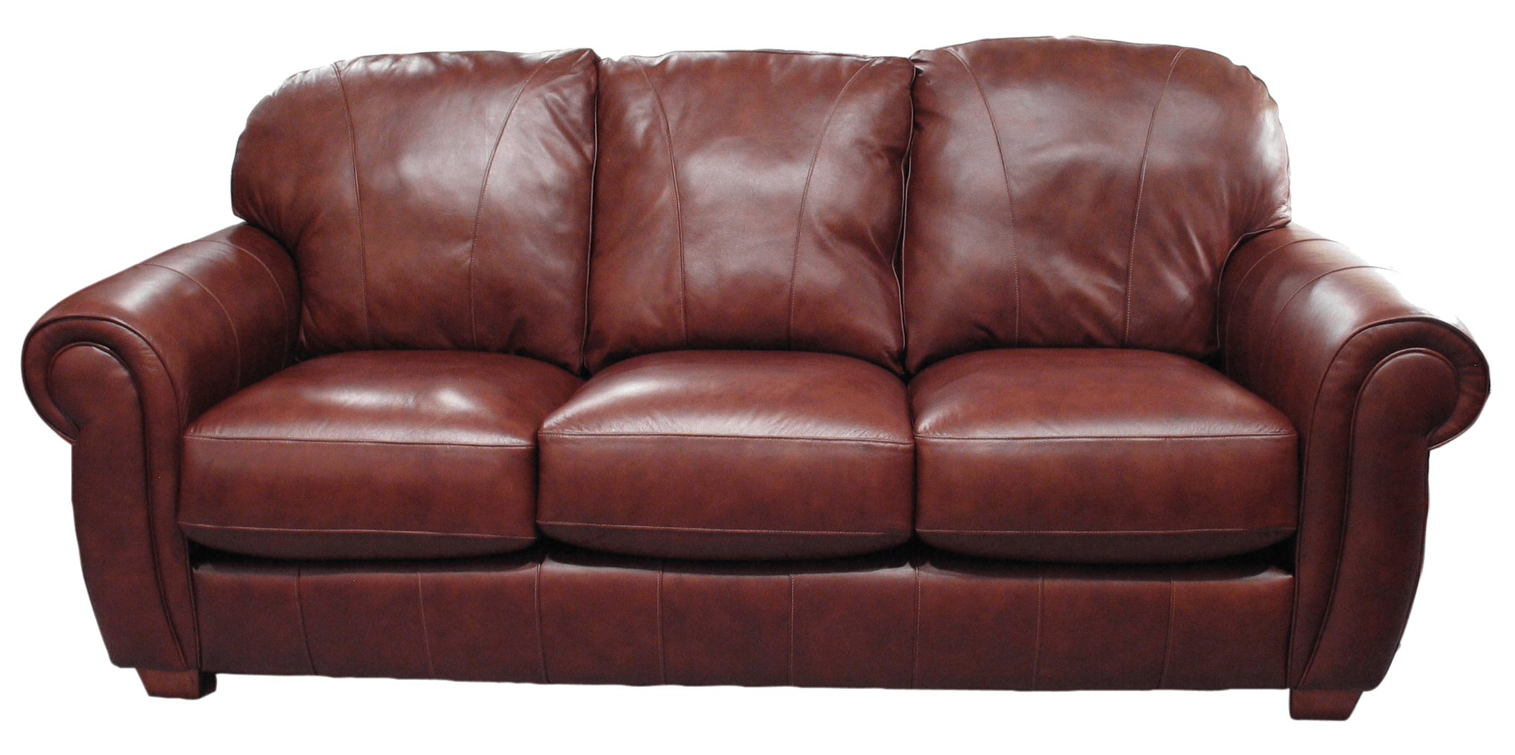 brown leather bean bag sofa