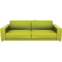 Green Sofa Png Image PNG
