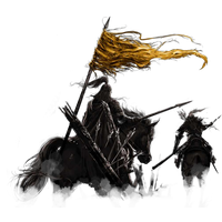 Horse Like Poster Ink Wash Knight Mammal PNG Image