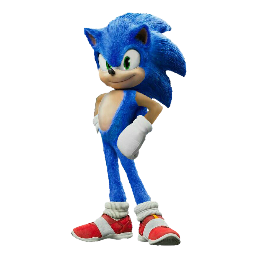 Sonic the Hedgehog transparent image download, size: 1961x2311px