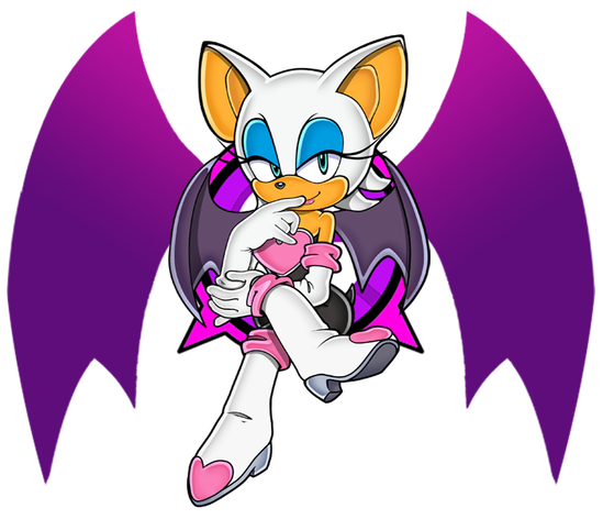 Sonic Bat Anime Rouge X The PNG Image