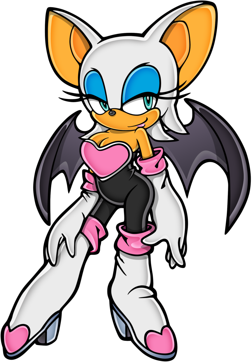 Sonic Bat Anime Rouge X The PNG Image