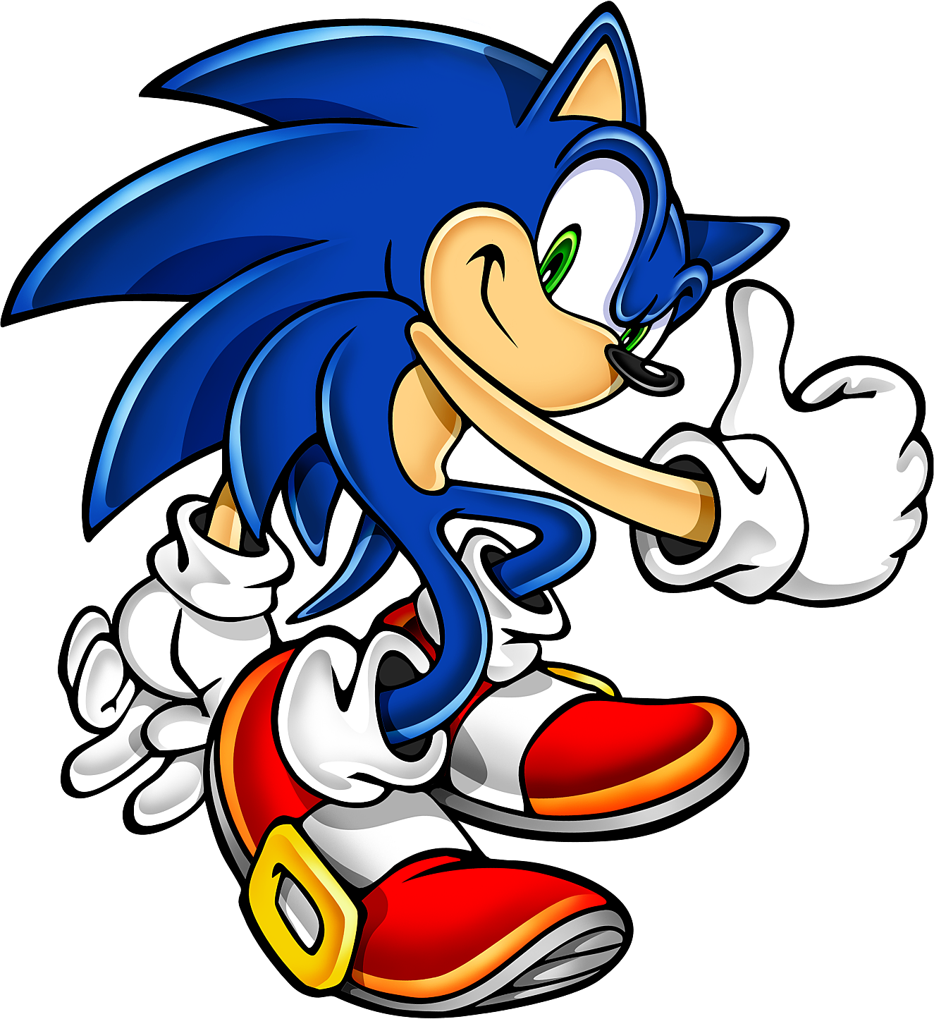 Download Sonic Art Adventure Artwork The Cartoon Hedgehog HQ PNG Image