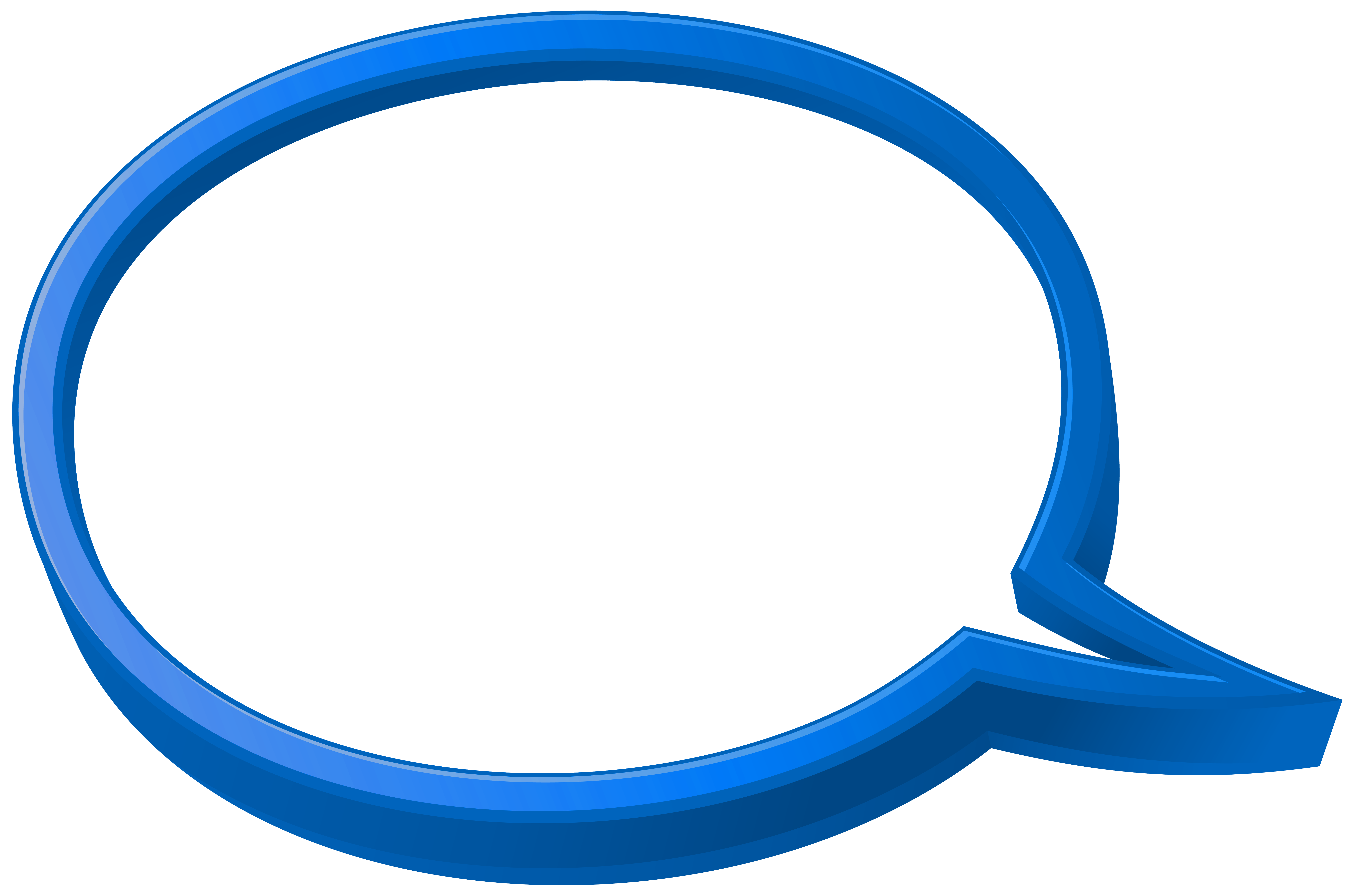 Speech balloon Transparent PNG Image