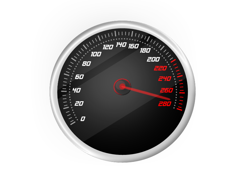 Speedometer Transparent PNG Image