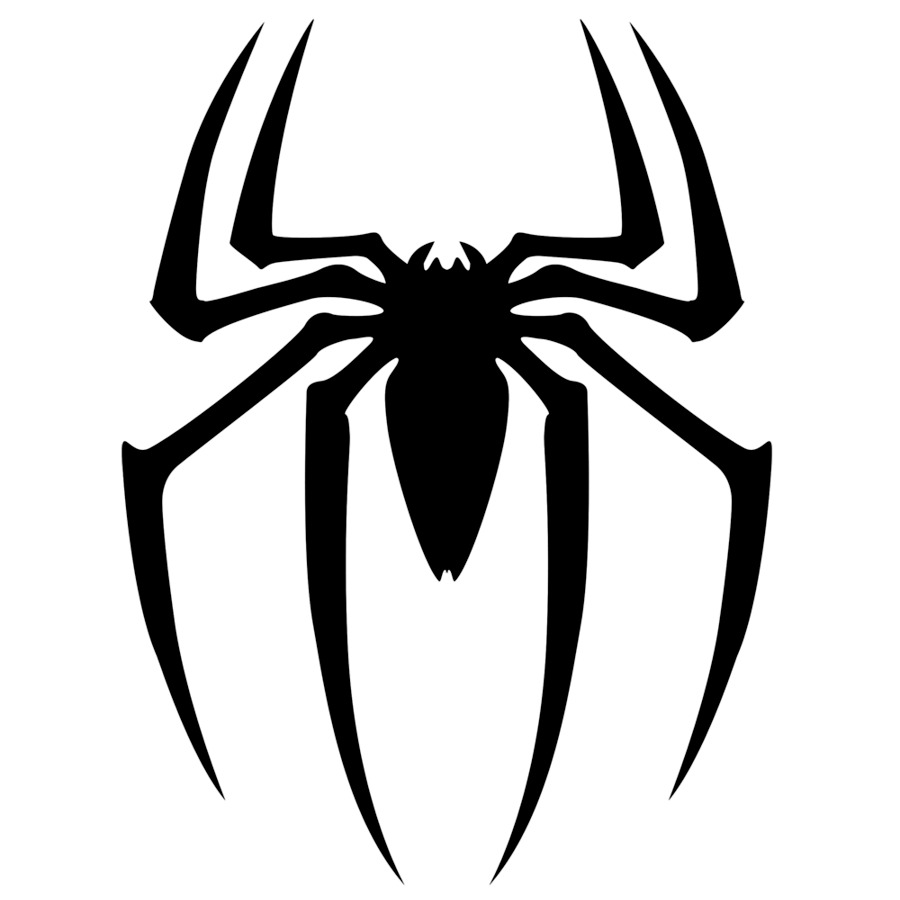 Black Spider Siluet Logo Png Image PNG Image