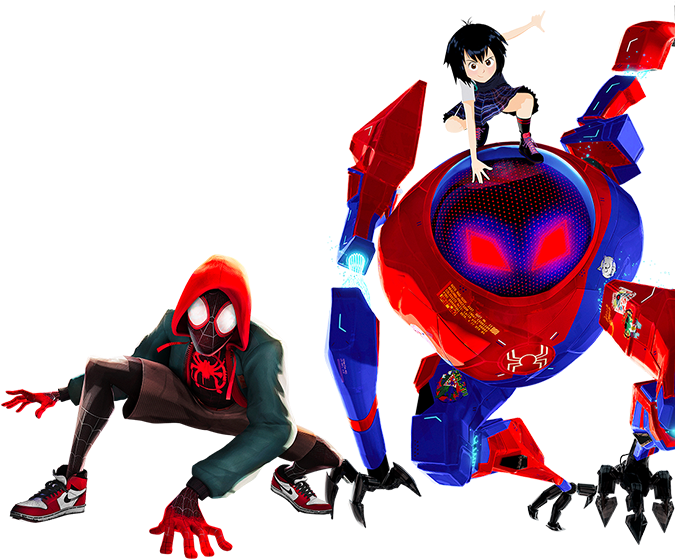 The Spider-Man Picture Into Spider-Verse PNG Image