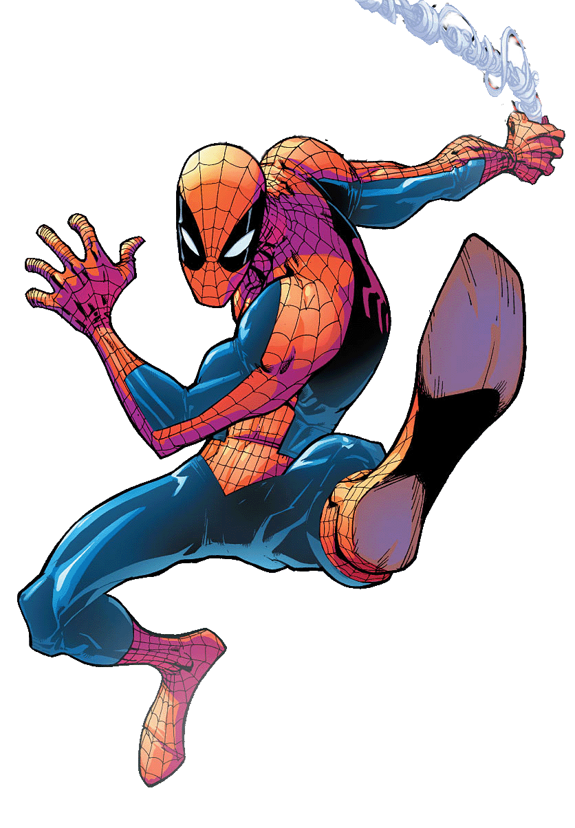 Spiderman Comic Picture PNG Image
