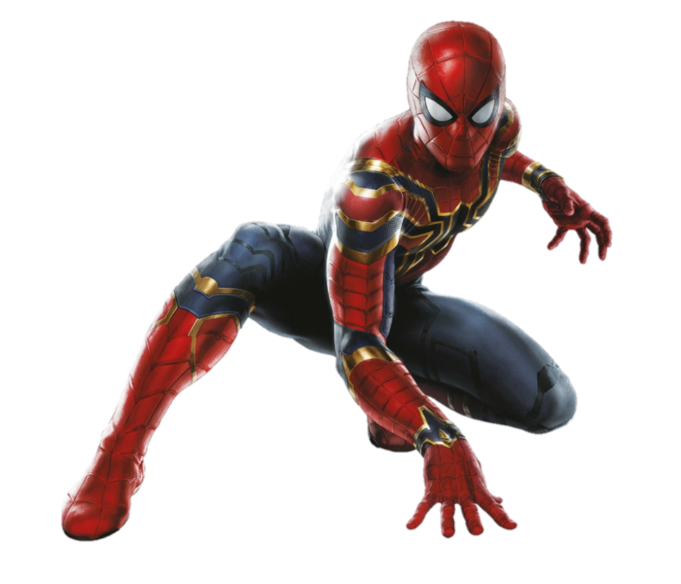 Figure Spiderman Character Fictional Groot Iron Action PNG Image