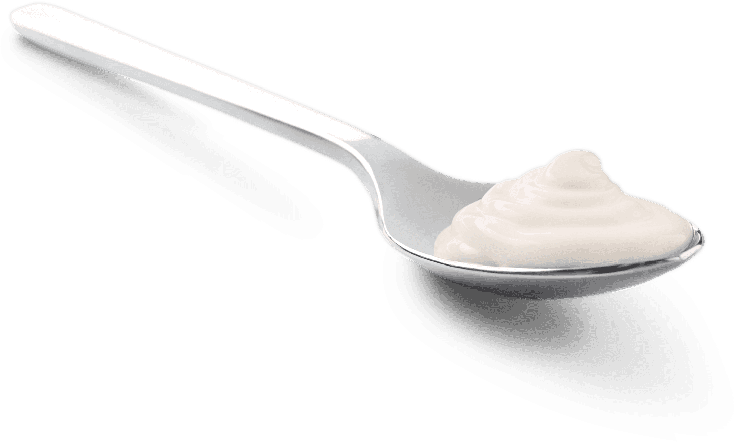 Spoon With Curd PNG Image