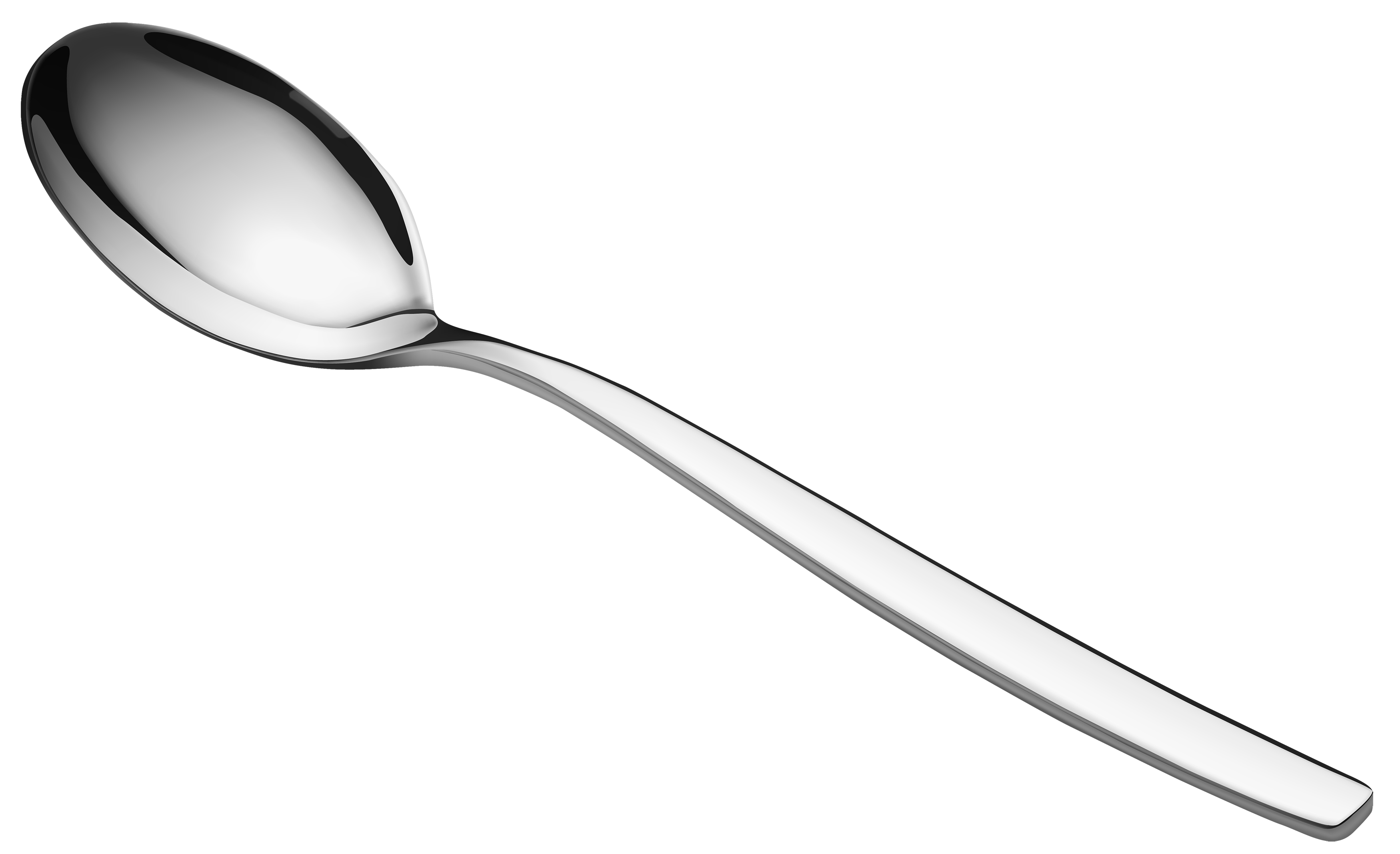 Silver Spoon Model PNG Image