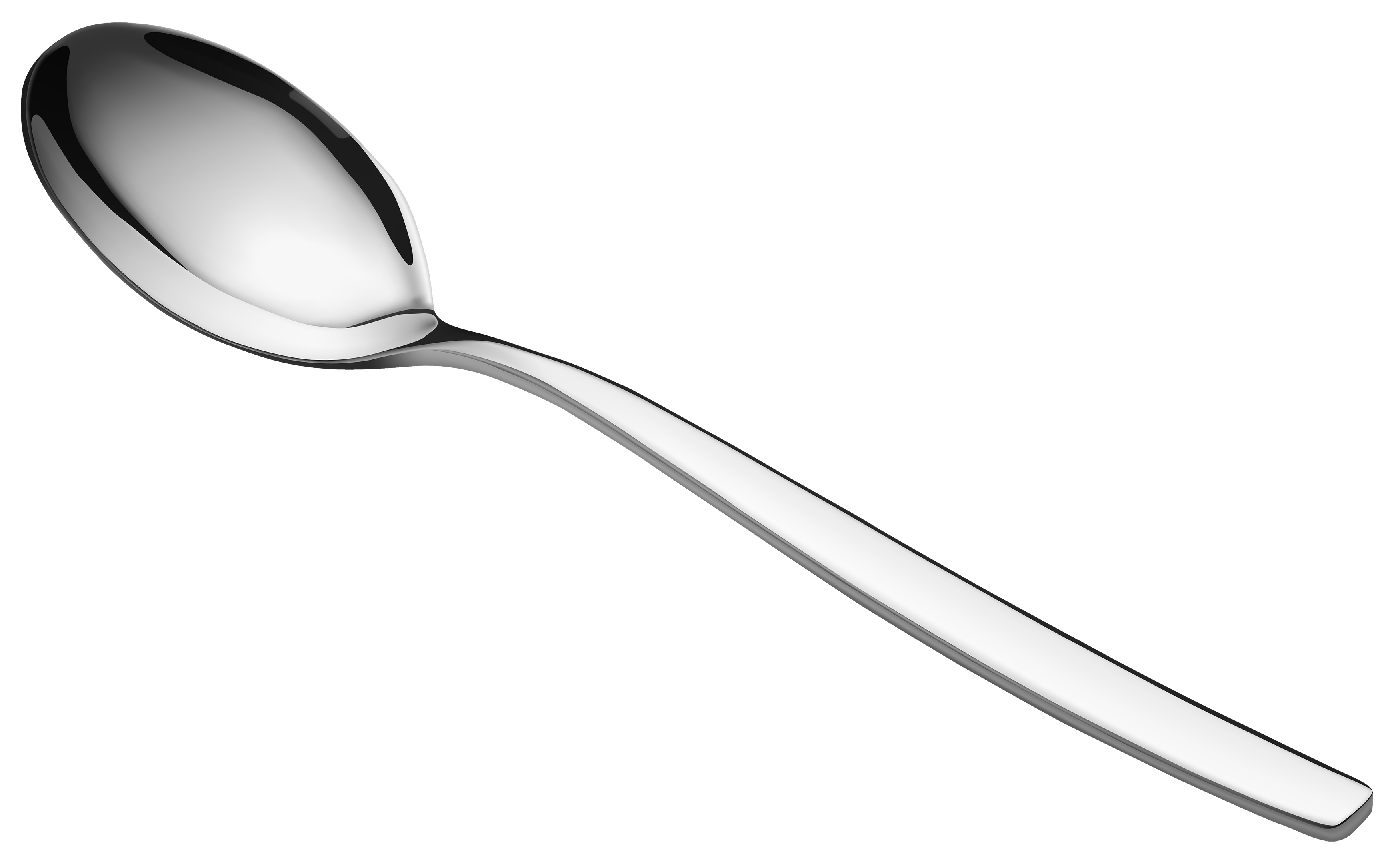 Silver Spoon Model Transparent PNG Image