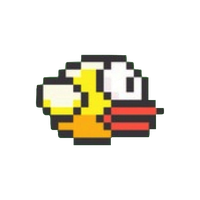 Sprite Flappy App Yellow Line Bird Store PNG Image