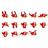 Sprite Area Line Animated Bird Film PNG Image