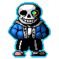 Download Sans Undertale Black Comic White Sansserif HQ PNG Image