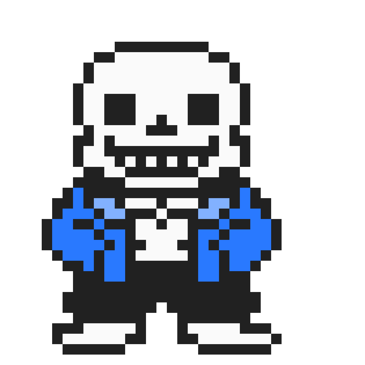 Download Sans Undertale Black Line White Sprite HQ PNG Image, FreePNGImg